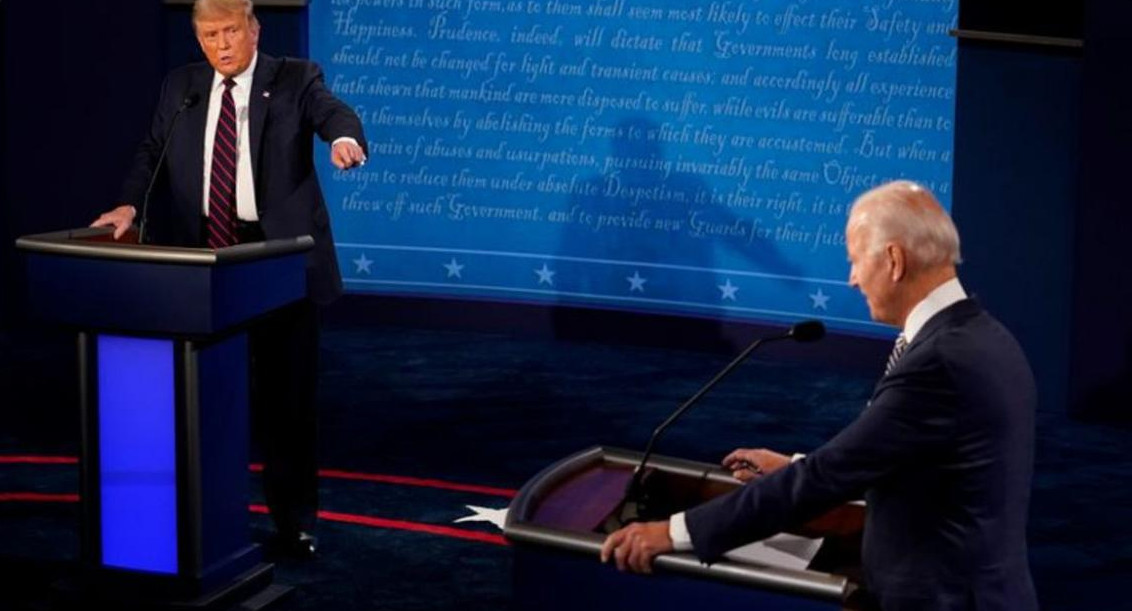 Trump y Biden tuvieron el último debate de cara a las elecciones presidenciales	