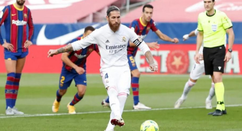 Barcelona vs Real Madrid, Sergio Ramos, fútbol español, NA