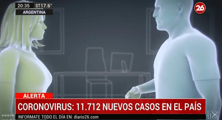 Coronavirus en Argentina, pandemia de Covid-19, CANAL 26