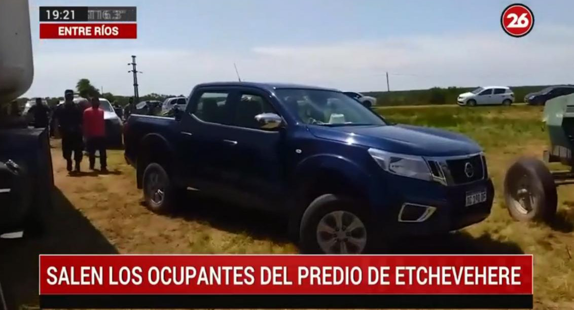 Desalojo en Entre Ríos, toma de tierras, conflicto de los Etchevehere, CANAL 26