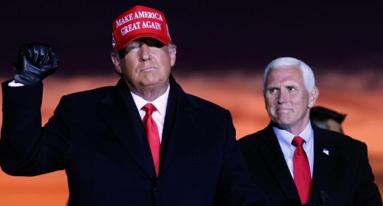 Donald Trump y Mike Pence, elecciones en Estados Unidos, REUTERS