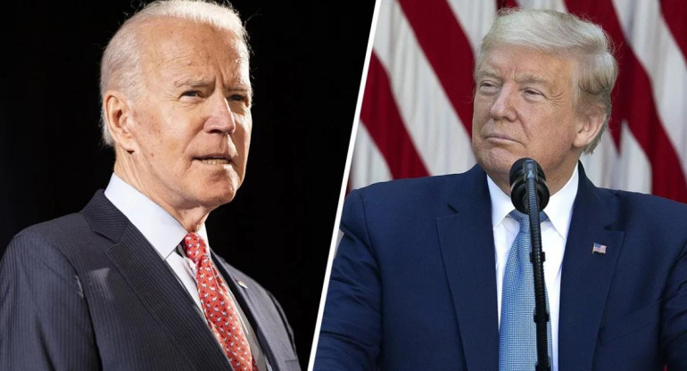 Donald Trump y Joe Biden