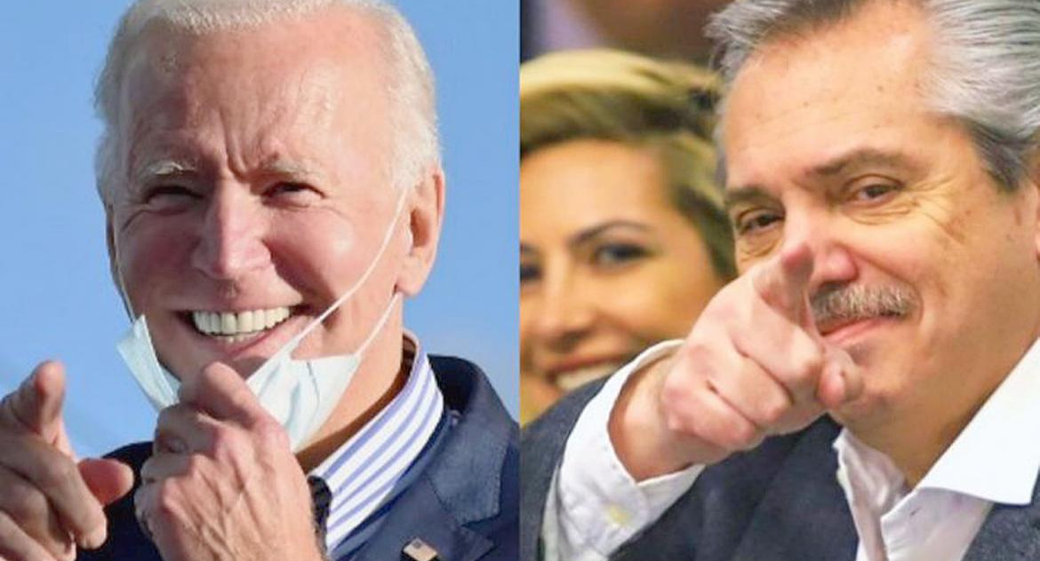 Alberto Fernández y Joe Biden