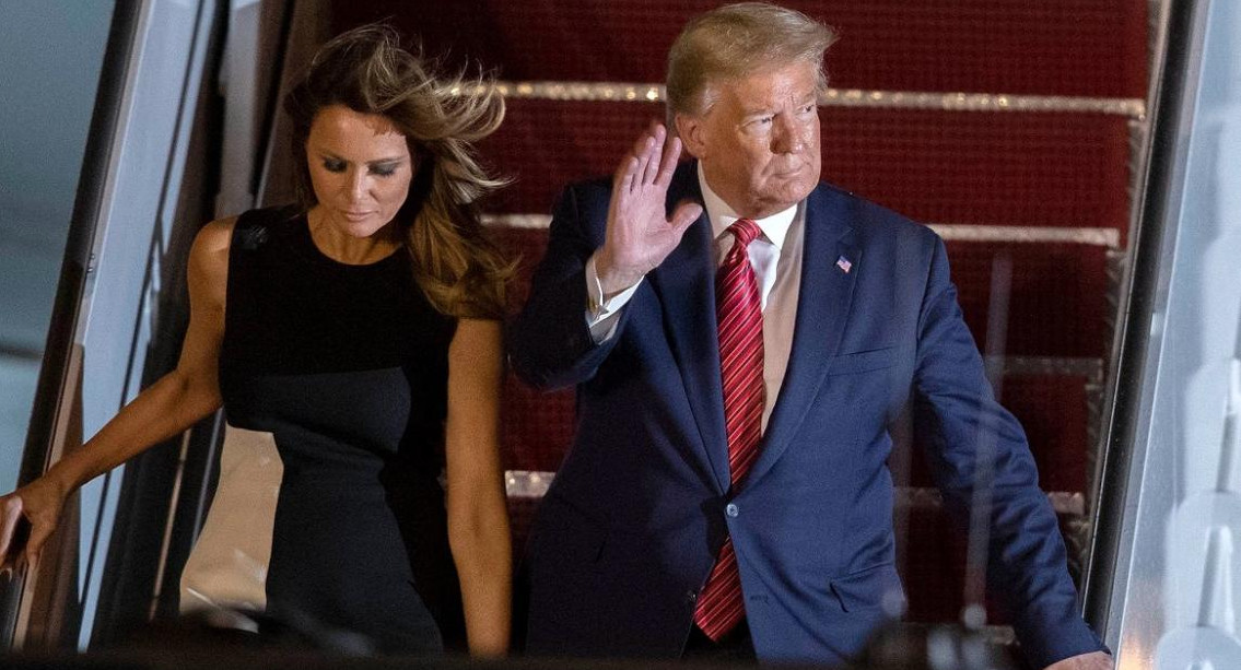 Donald Trump y su esposa Melania, Reuters.