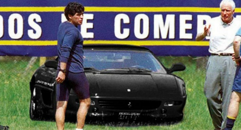 Diego Maradona, Ferrari negra