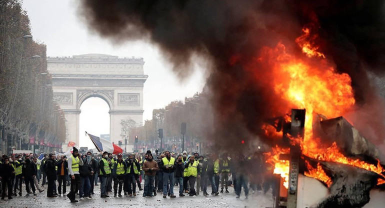 Protestas en París