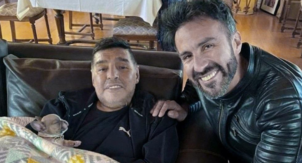 Diego Maradona y Leopoldo Luque