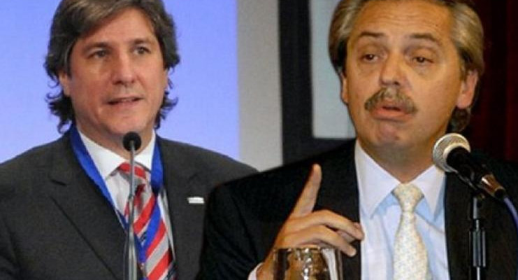 Alberto Fernández y Amado Boudou