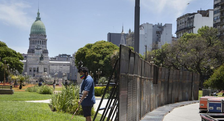 Operativo de seguridad en el Congreso, NA