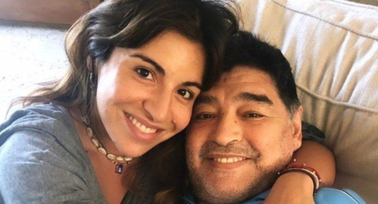 Gianinna y Diego Maradona