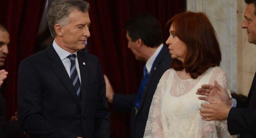 Mauricio Macri y Cristina Fernández de Kirchner