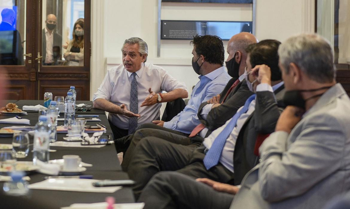 Alberto Fernández, presidente de Argentina, reunión de gabinete, NA