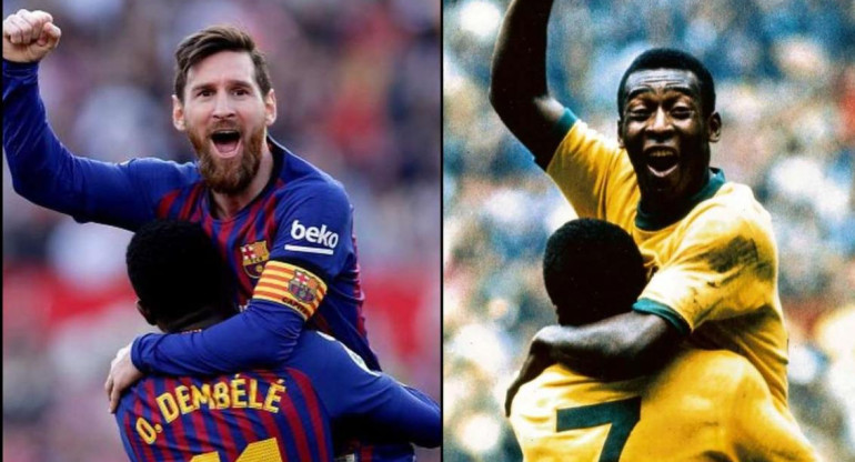 Lionel Messi y Pelé