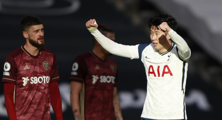 Victoria del Tottenham ante el Leeds de Bielsa, REUTERS