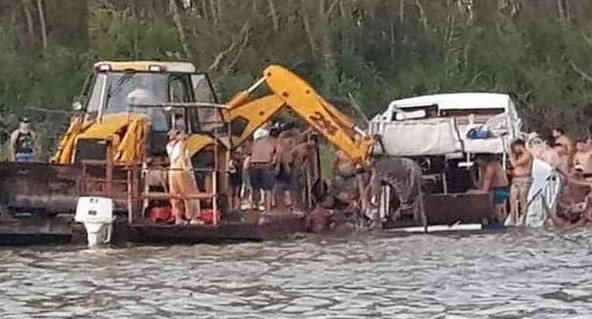 Río Paraná, hicieron fiesta clandestina en yate, casi se hunden y termina en tragedia	