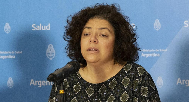 Carla Vizzotti, secretaria de Acceso a la Salud de la Nación, Ministerio de Salud, NA