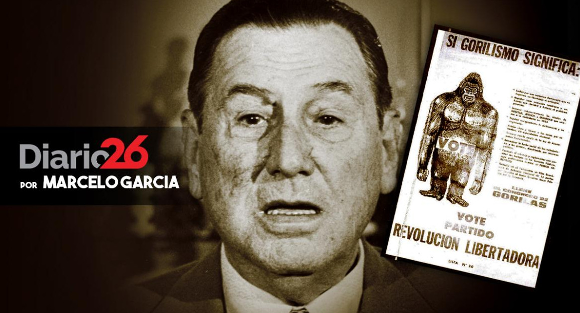 Juan Domingo Perón, Gorilas, peronismo, Diario 26, Marcelo García