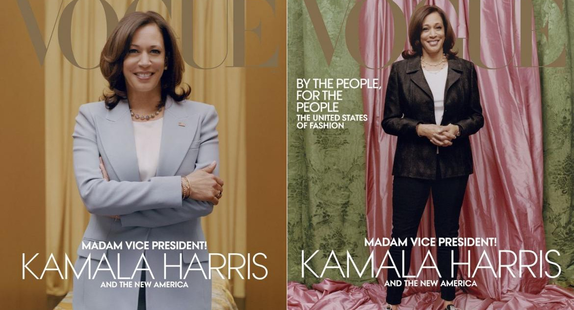 Kamala Harris en la tapa de Vogue