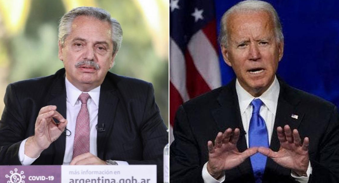 Alberto Fernández y Joe Biden