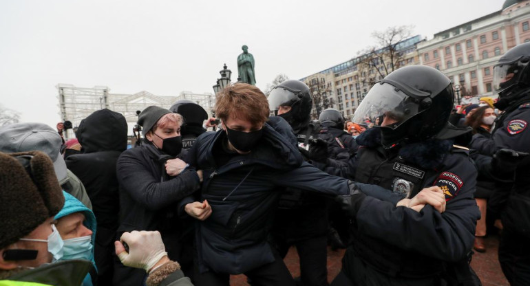 Incidentes en Rusia durante protestas contra Putin, REUTERS