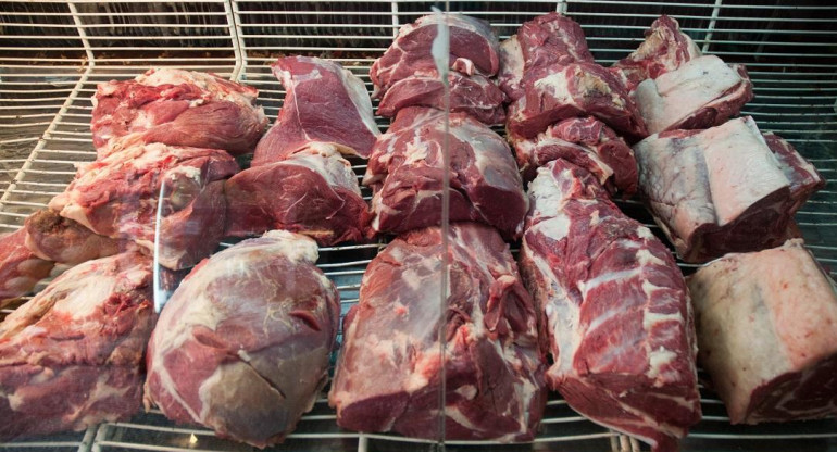 Consumo de carne, cortes de carne, carnicería, NA