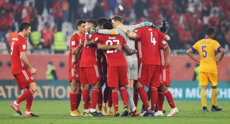 Festejo del Bayern Munich en la final del Mundial de Clubes, REUTERS