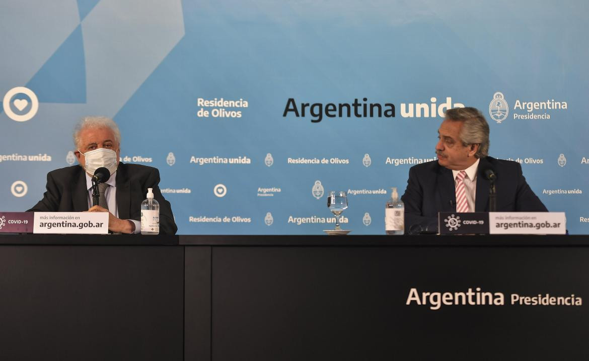 Ginés González García y Alberto Fernández, AGENCIA NA