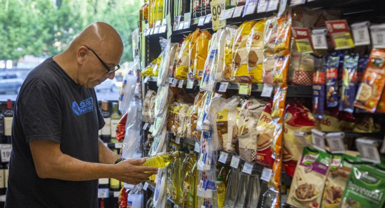 Supermercado, canasta básica de alimentos, consumo, inflación, Foto NA