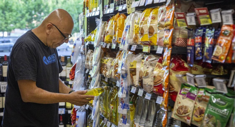 Supermercado, canasta básica de alimentos, consumo, inflación, Foto NA