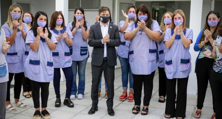 Inicio de clases en la Provincia de Buenos Aires, Axel Kicillof, NA