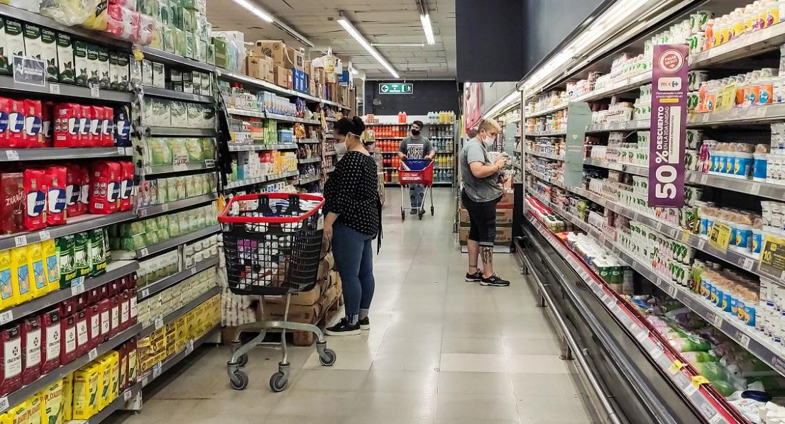 Supermercado, canasta básica de alimentos, consumo, inflación, Foto NA