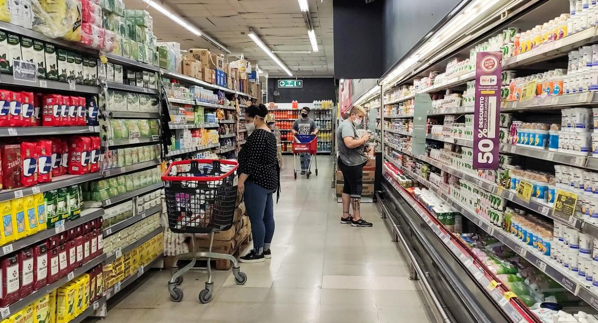 Supermercado, canasta básica de alimentos, consumo, inflación, Foto NA