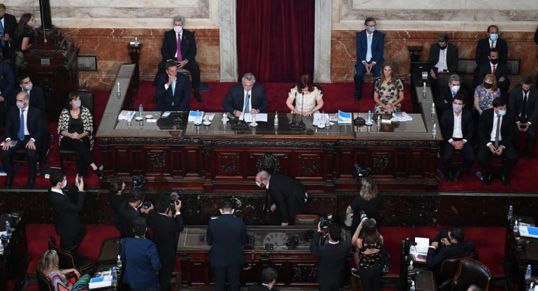 Alberto Fernández, presidente de Argentina, Asamblea Legislativa, Congreso, NA