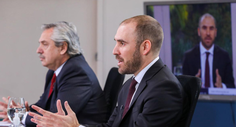 Martín Guzmán y Alberto Fernández, AGENCIA NA