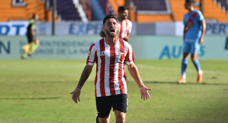 Estudiantes de La Plata, festejo contra Arsenal, NA