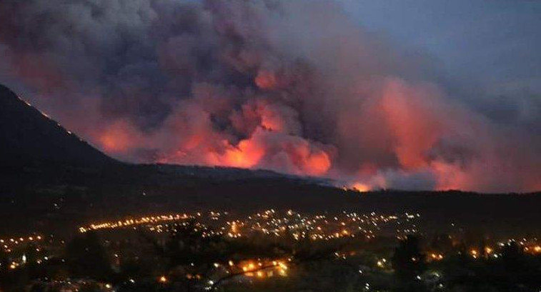 Incendios en la Patagonia