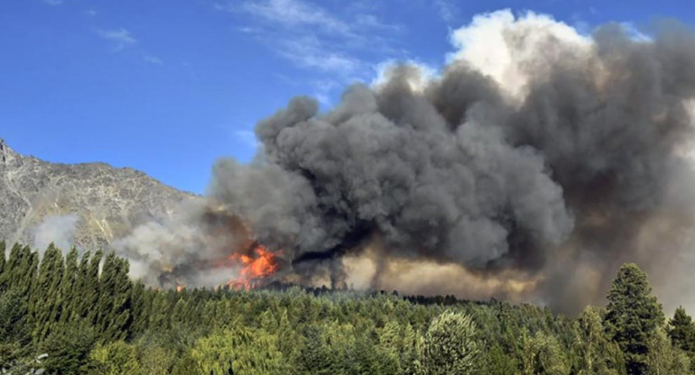 Incendios en la Patagonia, Chubut, NA