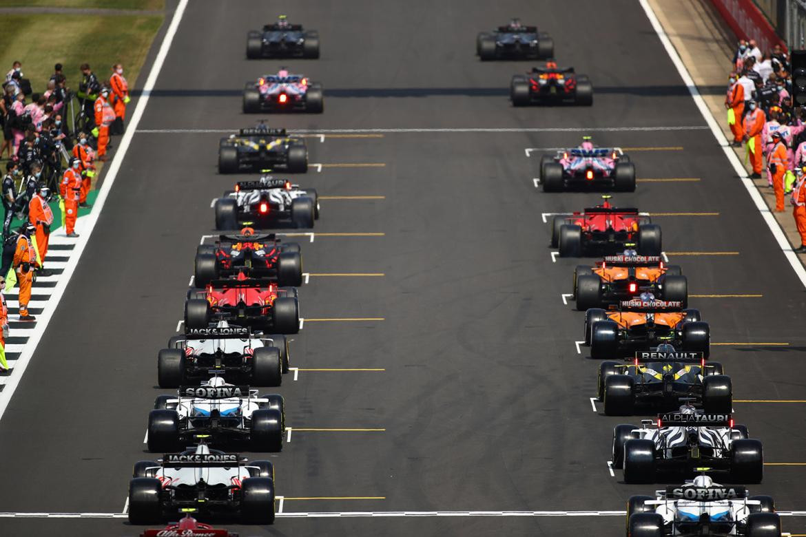 Fórmula 1, largada, Gran Premio de Gran Bretaña, automovilismo, Foto Reuters