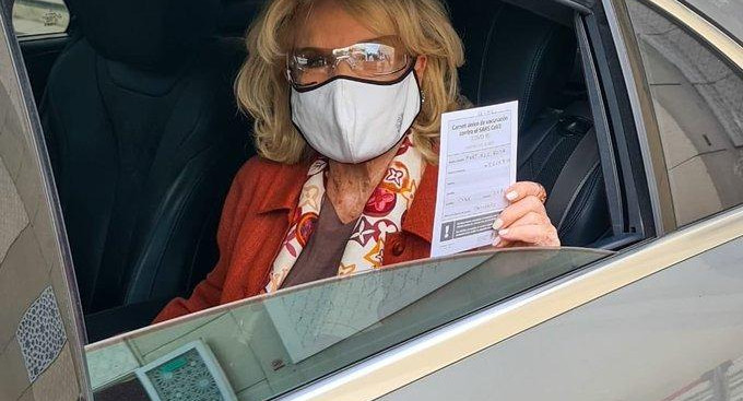 Vacunación contra el coronavirus de Mirtha Legrand