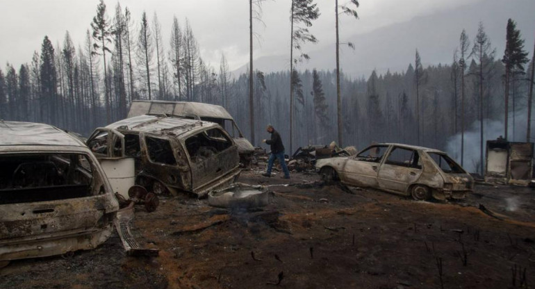 Incendios en la Patagonia, Chubut.