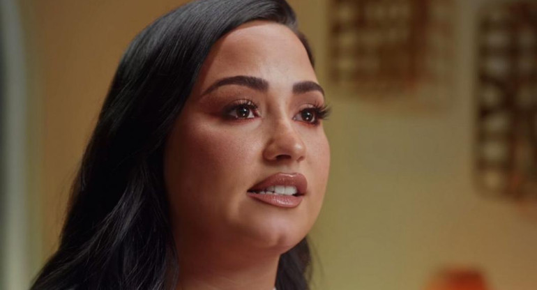 Demi Lovato en la serie documental "Dancing with the devil". Foto: Captura de pantalla.