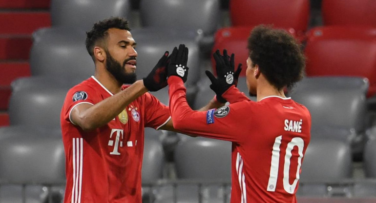 Festejo del Bayern Munich ante la Lazio por Champions League, REUTERS