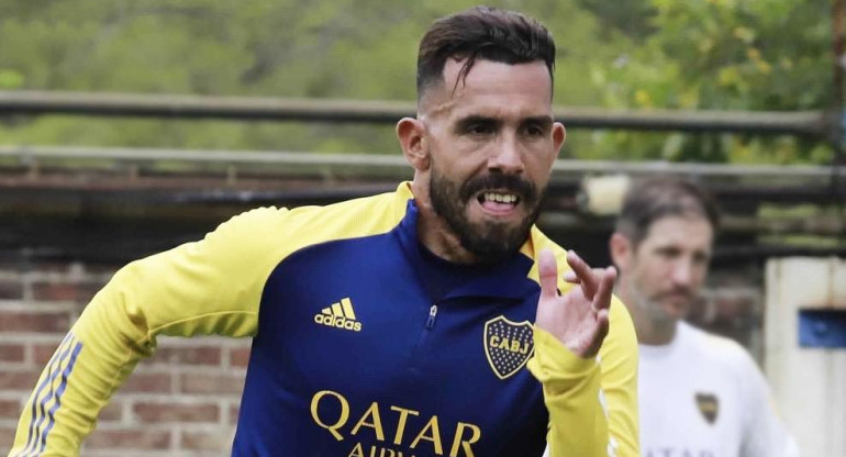 Carlos Tévez, Boca Juniors, fútbol, entrenamiento, NA