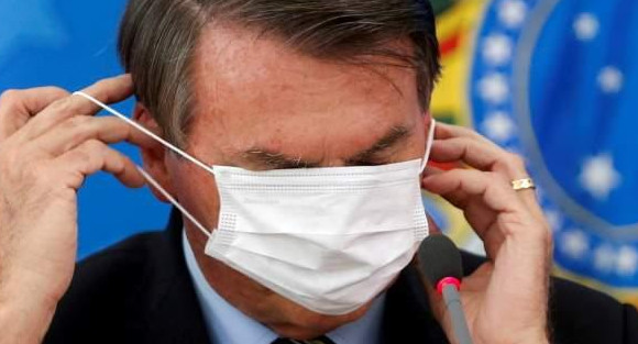 Coronavirus en Brasil, presidente de Brasil Jair Bolsonaro. Foto Reuters