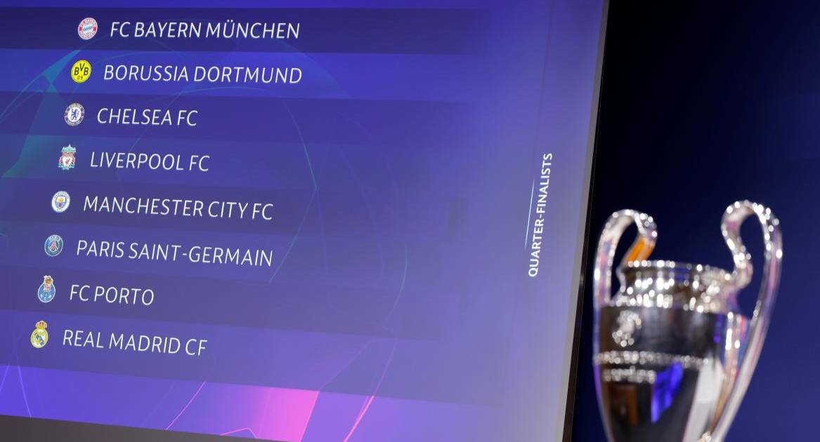 Sorteo de cuartos de final de Champions League 2021, REUTERS