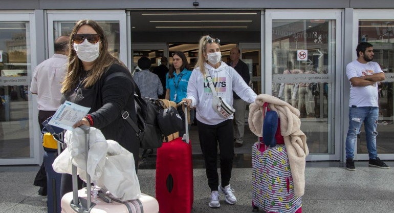 Coronavirus, Argentina, pandemia, vuelos al exterior, aeropuerto, NA