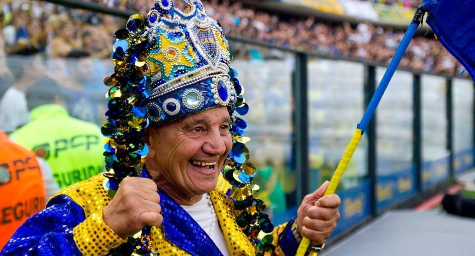 Oscar Laudonio, el Loco Banderita, Boca Juniors