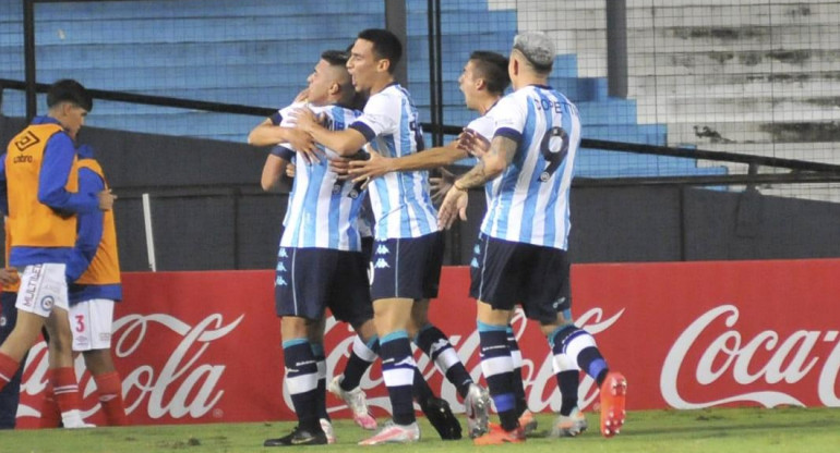 Racing vs Argentinos Juniiors, Fútbol argentino, NA.