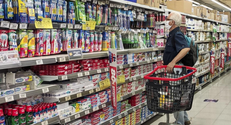 Supermercado, canasta básica de alimentos, consumo, inflación, Foto NA