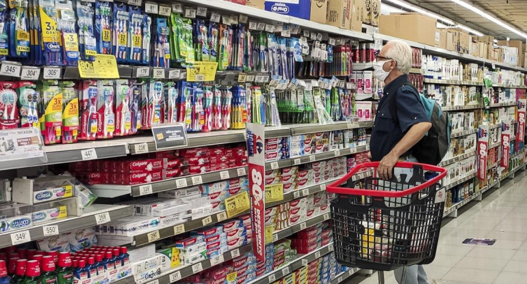 Supermercado, canasta básica de alimentos, consumo, inflación, Foto NA